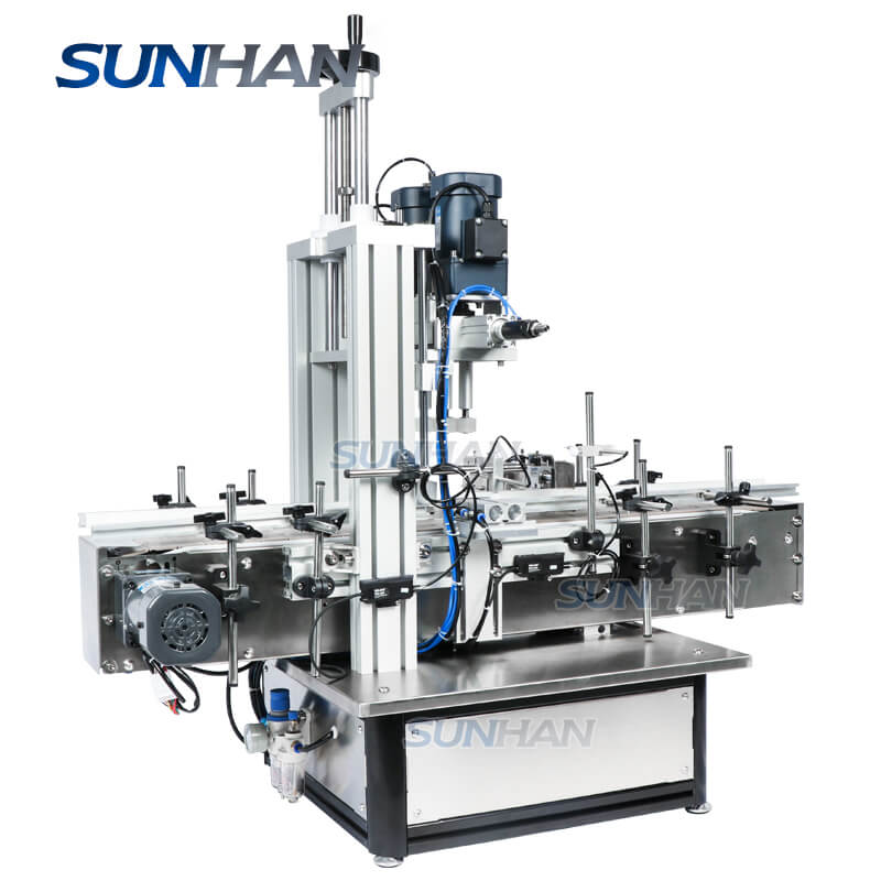Desktop Automatic Dropper Bottle Capper Hand Gel Trigger Pump Head Bot ...