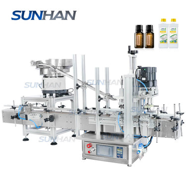 Capping Machine With Vibratory Bowl Sorter