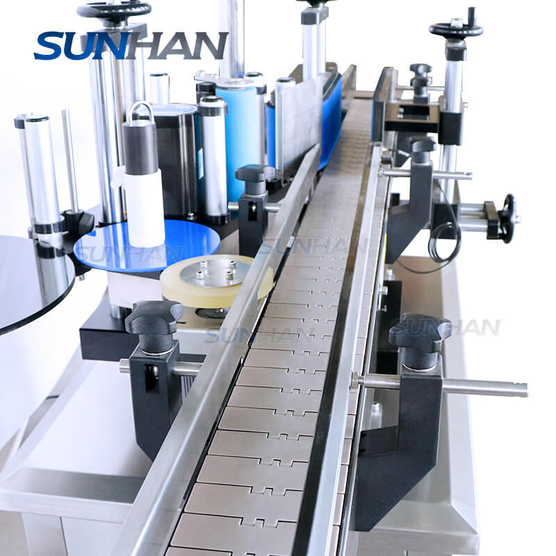High Speed Container Labeler Automatic High Speed Bottled Sauce Labeler Shampoo Beer Cans Hand Gel ...