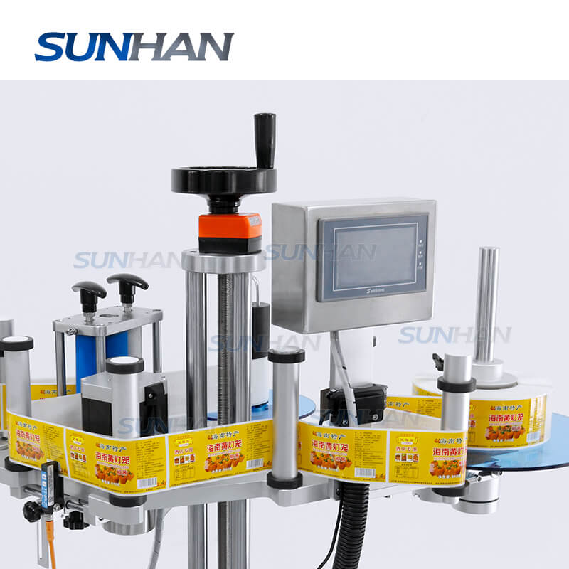 Flat Surface Self-adhesive Sticker Labeler Assembly Line Bottle Box Ca ...