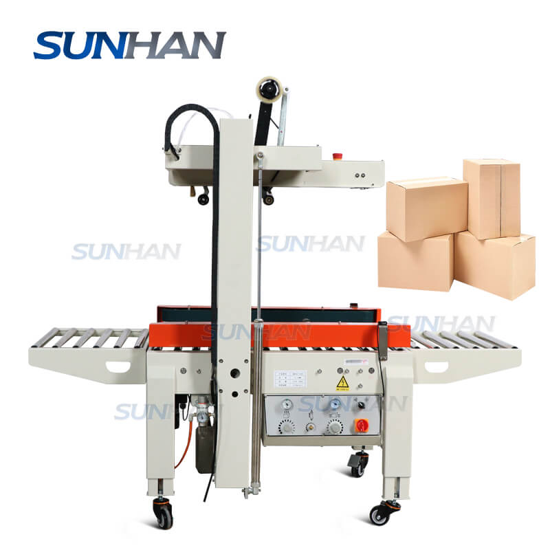 Automatic Top And Bottom Side Paper Carton Sealer Self Adjusting Carto automatic-top-and-bottom-side-paper-carton-sealer-self-adjusting-carto