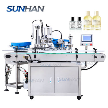 4 in 1 Monoblock Perfume Bottle Capping Machine