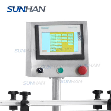 control panel of  monoblock perfume filling crimping machine