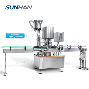 Automatic 4 Heads ROPP Capping Machine