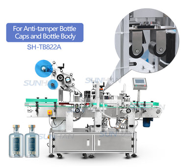 liquor bottle tamper evident labeling machine