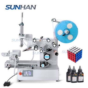 rubik's cube labeling machine