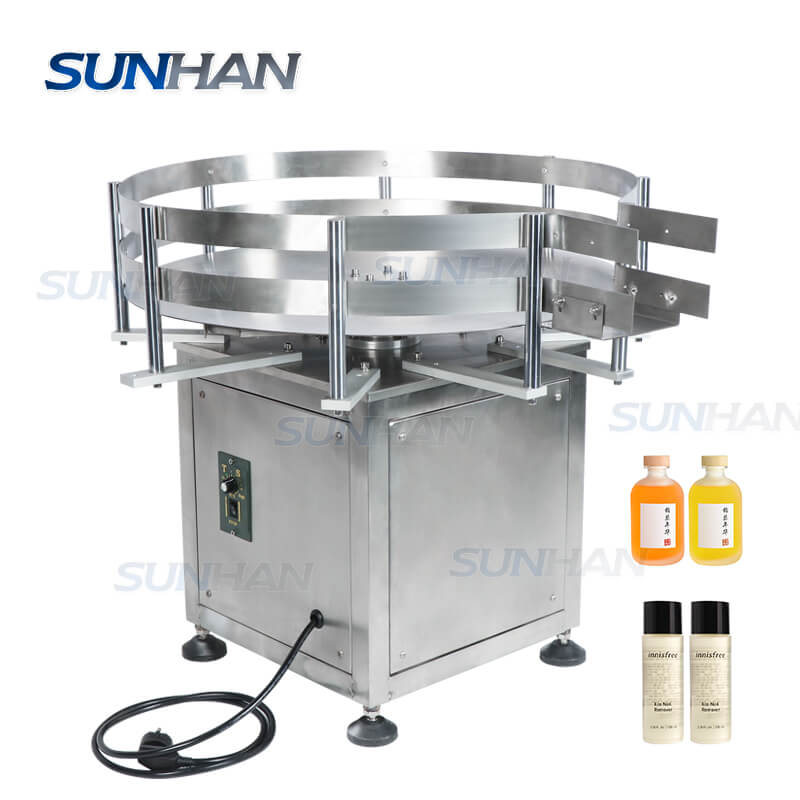 Table Top Sorting Machine Small Desktop Bottle Turntable Sorting Collecting Machine For Liquid P ...