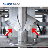 forming structure of automatic pouch filling sealing machine for liquid