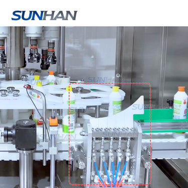 unqualified products detecting structure of capping machine