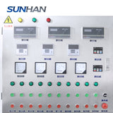 control panel of hand cream vacuum homogenizer mixer